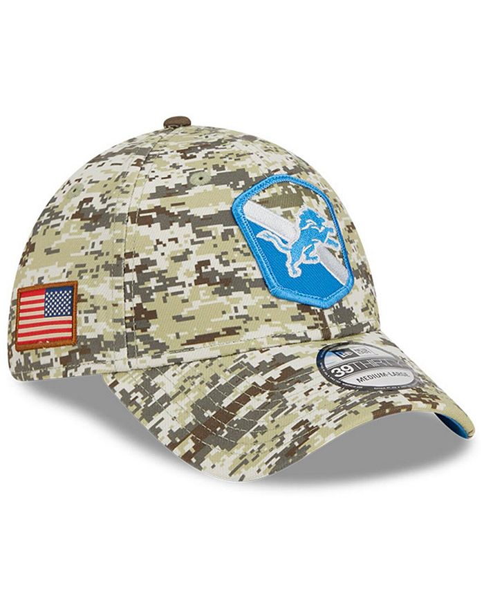 New Era Men s Camo Detroit Lions 2023 Salute To Service 39THIRTY