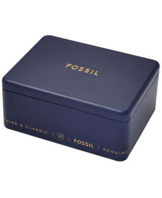 Men's Neutra Chronograph Silver-Tone Stainless Steel Mesh Watch 44mm and Bracelet Box Gift Set