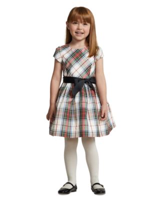 Polo Ralph Lauren Toddler and Little Girls Plaid Fit and Flare Dress Macy s