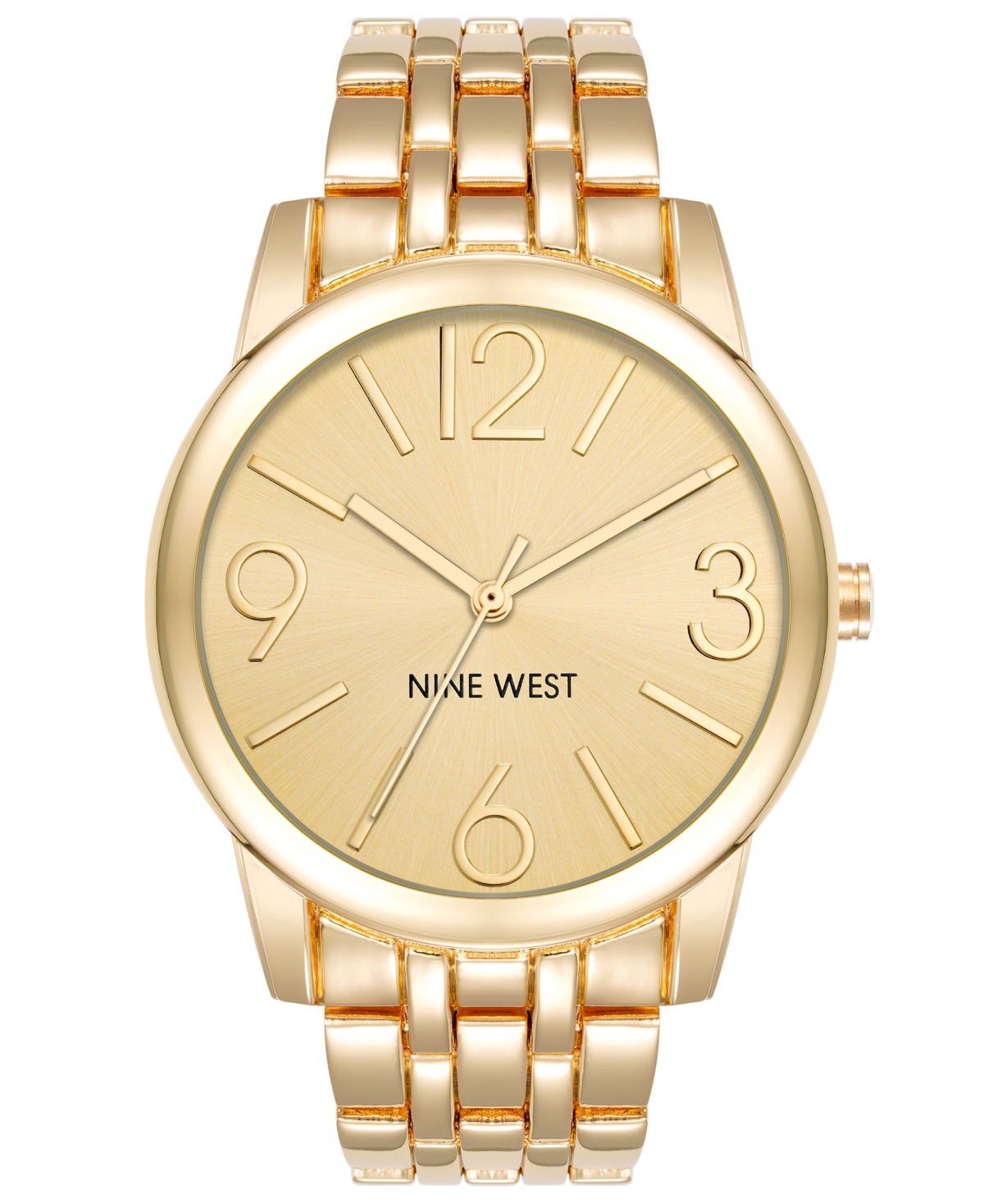 Women's Quartz Gold-Tone Alloy Link Bracelet Watch, 39mm - Gold-Tone