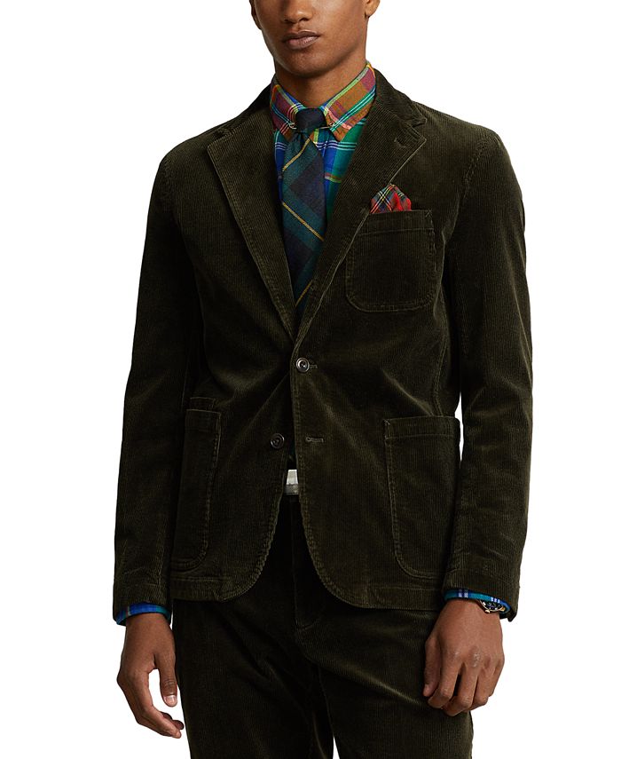 Polo Ralph Lauren Men's Washed Stretch Corduroy Suit Jacket - Macy's