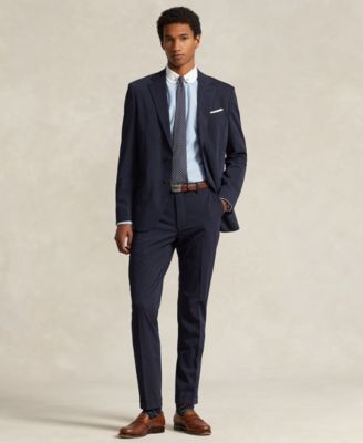 Polo Ralph Lauren Mens Modern Performance Twill Sport Coat Trousers In Dark Grey,grey