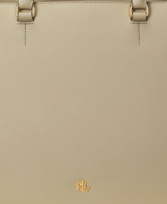 Crosshatch Leather Large Hanna Satchel