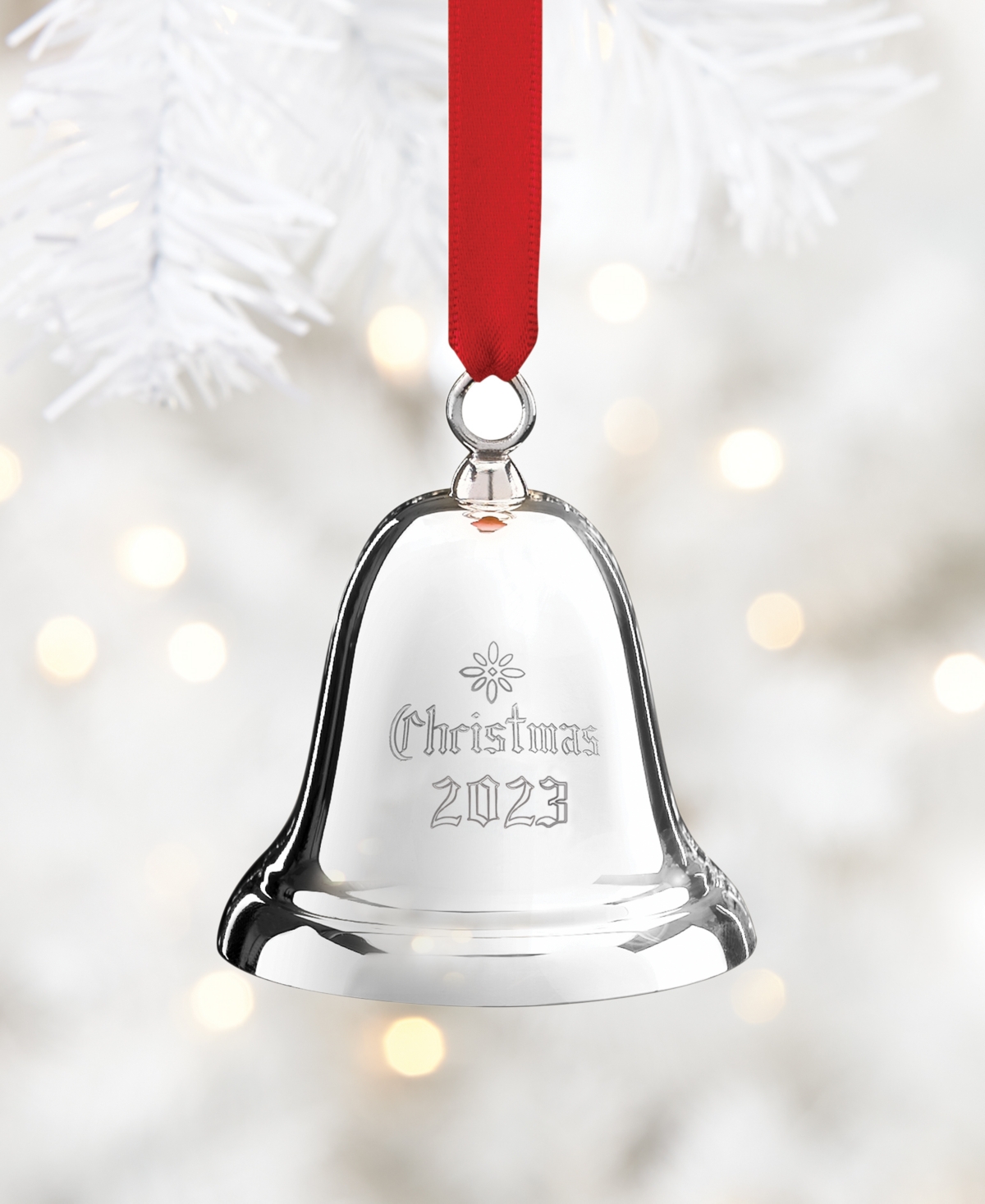 Shop Reed & Barton 2023 39th Annual Christmas Bell In Metallic And Sterling Silver