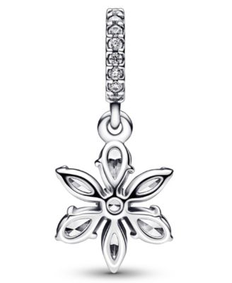 Cubic Zirconia Sparkling Herbarium Cluster Dangle Charm
