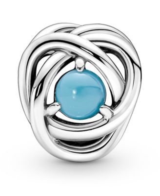 Birthstone Crystals Eternity Circle Charm
