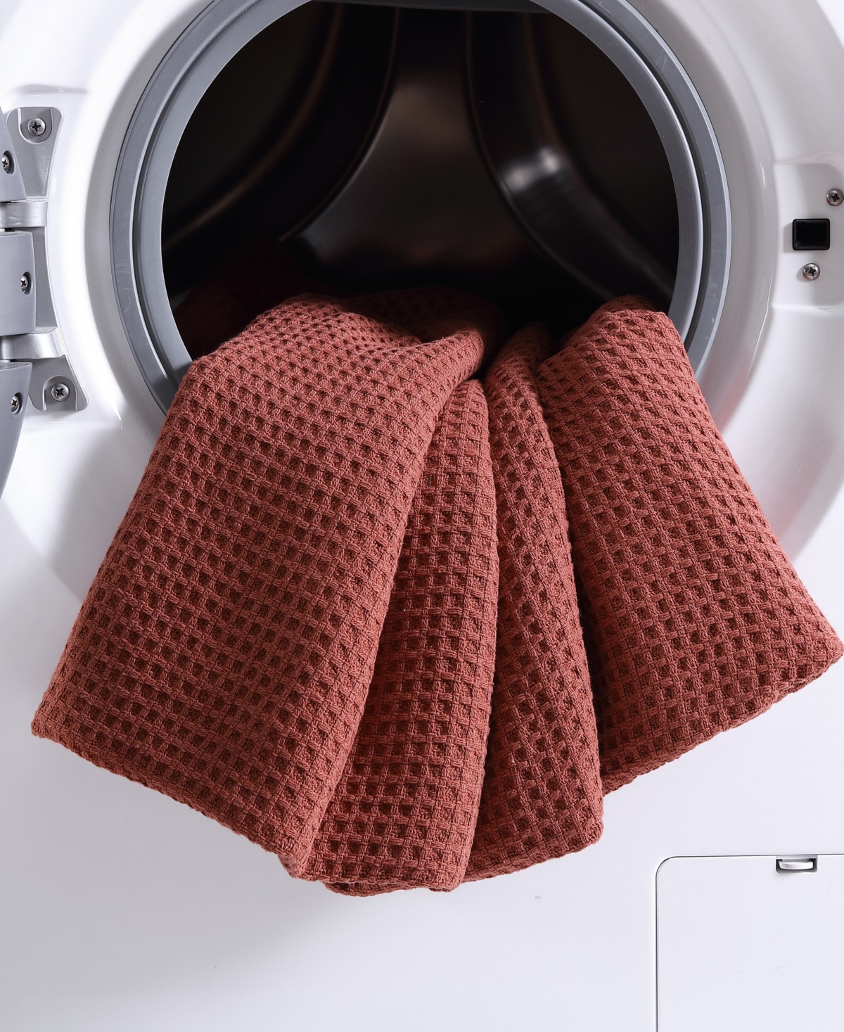 Eddie Bauer Solid Waffle Cotton Reversible Blanket