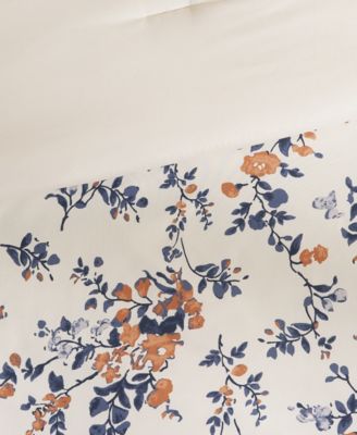 Garden Bouquet Reversible Microfiber 3-Pc. Duvet Cover Set, King