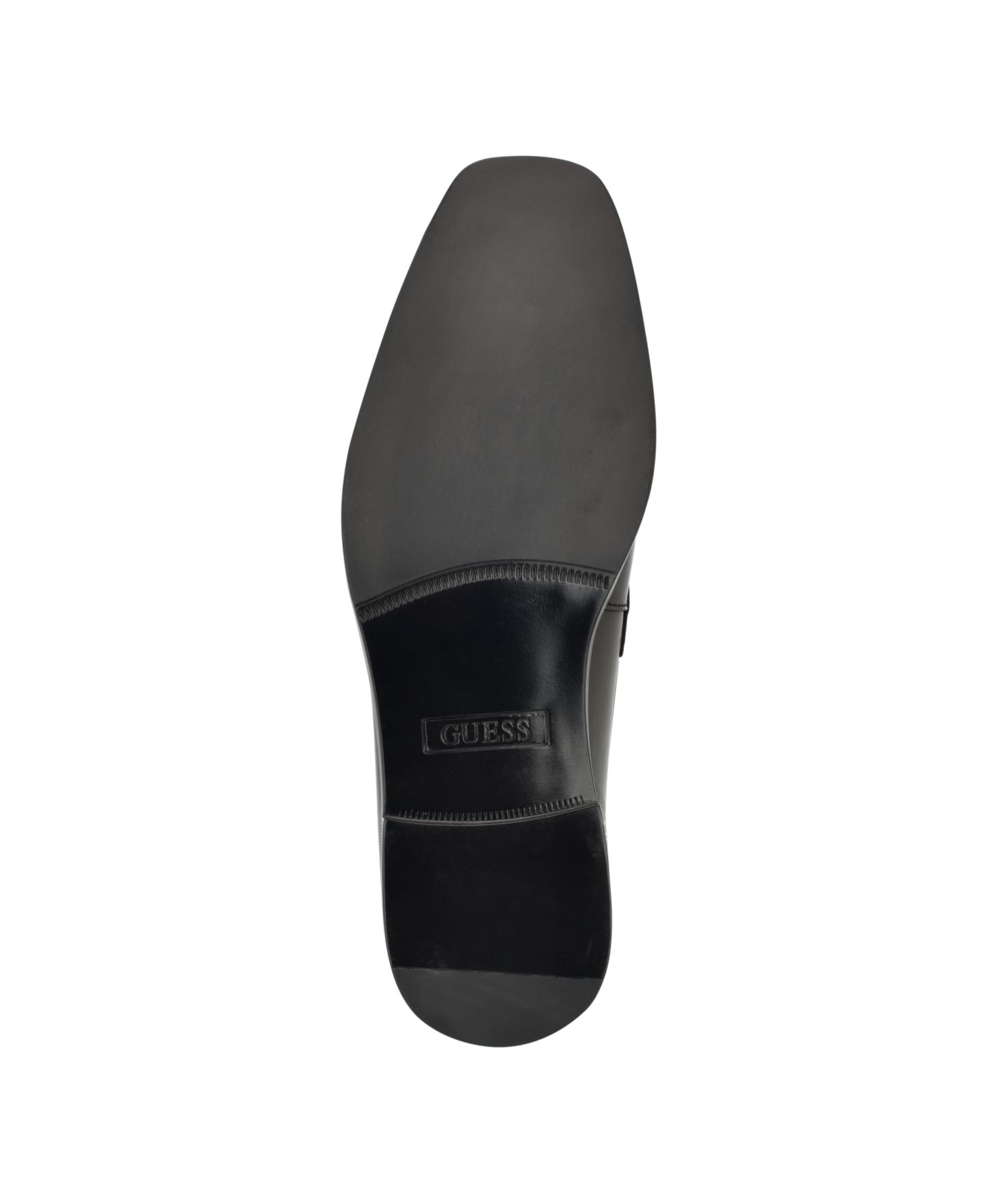 Мужские туфли GUESS Hisoko Square Toe Slip On Dress Loafers, цвет: Чёрный — фото 5