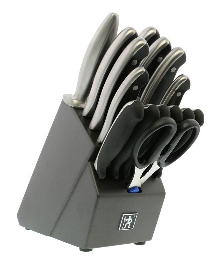 16-Piece Knife Block Set, Gray