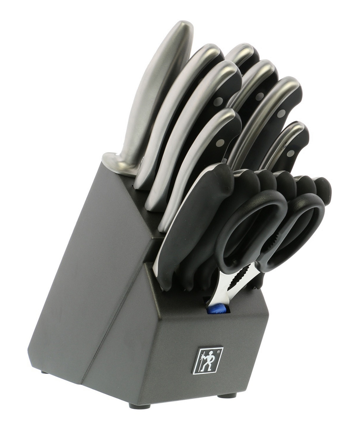 J.a. Henckels Forged Synergy 16-piece East Meets West Knife Block Set In Black