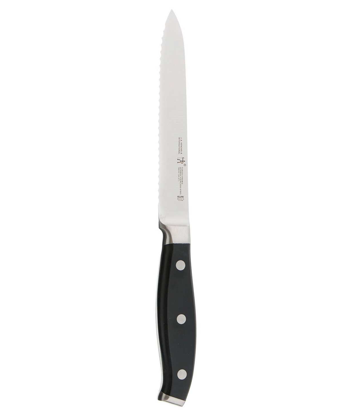 Shop J.a. Henckels Forged Premio 17-piece Knife Block Set In Black