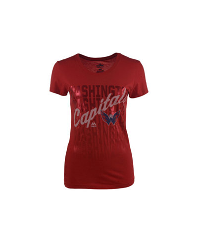 VF Licensed Sports Group Women's Washington Capitals Hip Check T-Shirt