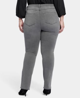 Plus Size High Rise Billie Slim Bootcut Jeans