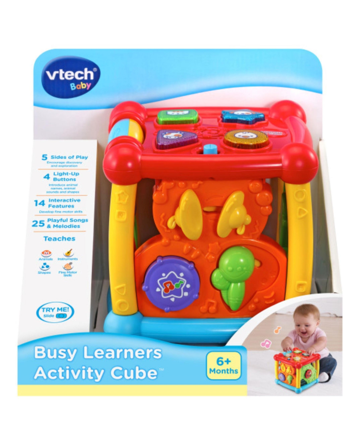 Vtech Busy Learners Activity Cube In Multi