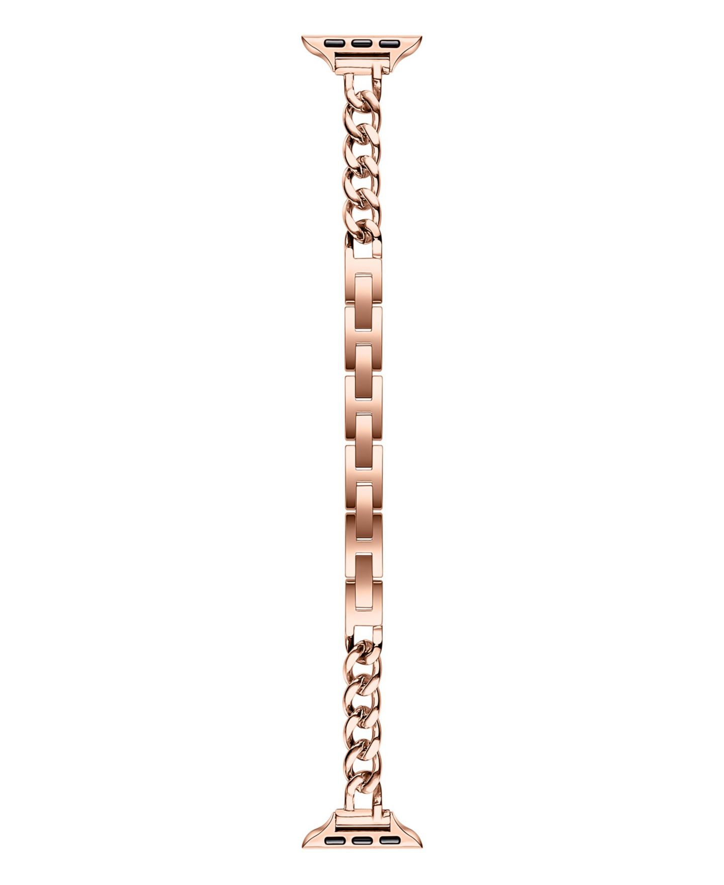 Ремешок для часов Posh Tech Nikki Skinny Stainless Steel Band for Apple Watch 44,45,46, 49mm, цвет: Розовый золотой — фото 3
