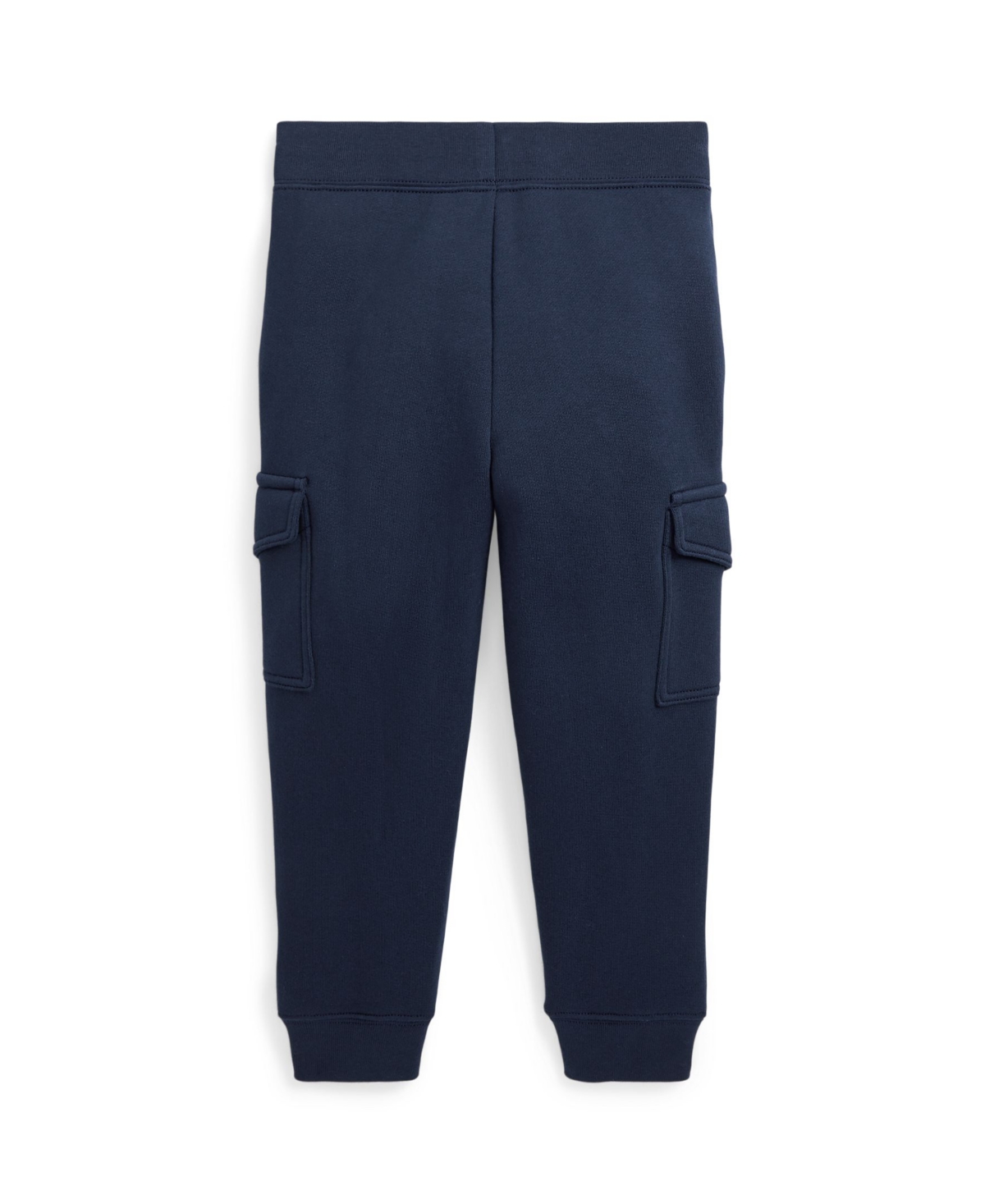 Polo Ralph Lauren Toddler and Little Boys Fleece Cargo Jogger Pants - Refined Navy with White