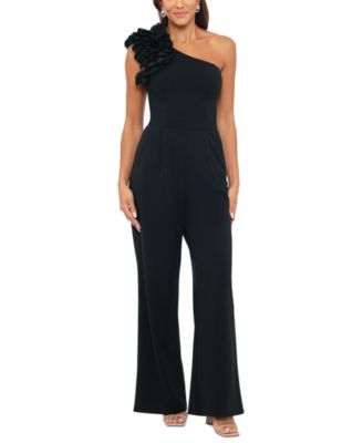 Macy's one shoulder jumpsuit on sale