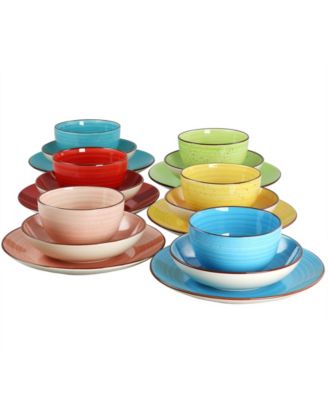 Sebastian 18 Pc. Dinnerware Set, Service for 6