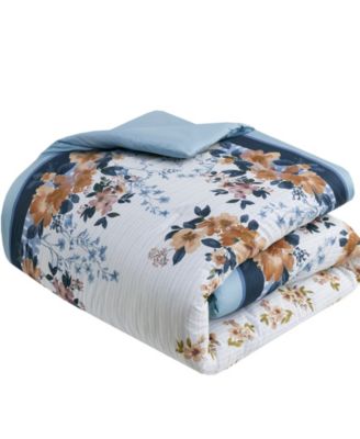Jules 5-Pc. Cotton Floral Comforter Set
