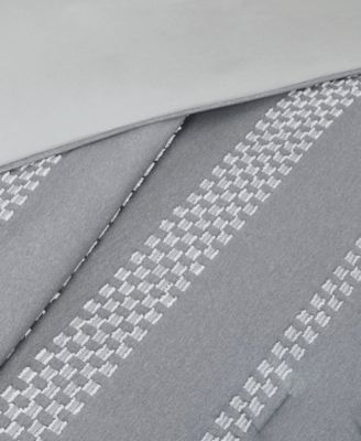 Drew Clipped Jacquard 5-Pc. Comforter Set, King/California King