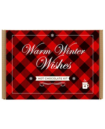 McSteven's Hot Chocolate, Winter Warmer Season's Greetings Red Plaid, 8  Ounce
