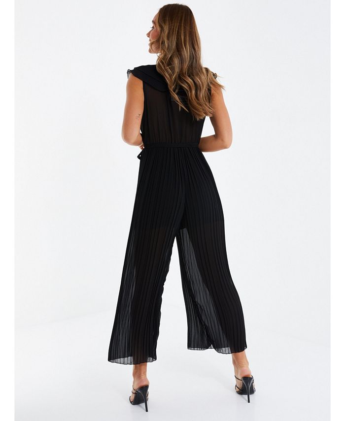 QUIZ Women's Pleated Jumpsuit Macy's