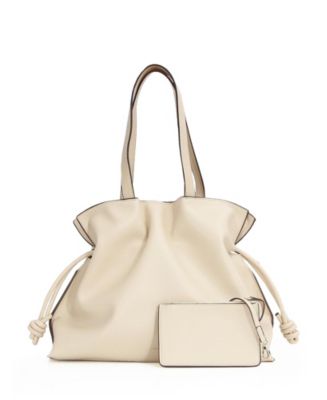 Pride Optic hot White Leather Shoulder Bag