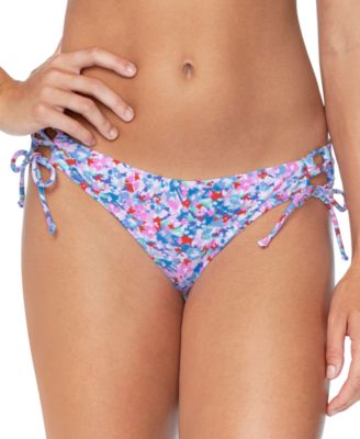 Raisins - Juniors' Sweet Side Floral-Print Bikini Bottoms