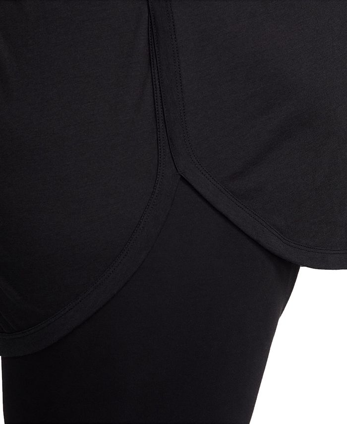 Nike Women's Plus Size Essential Tunic Logo T-Shirt - Macy's