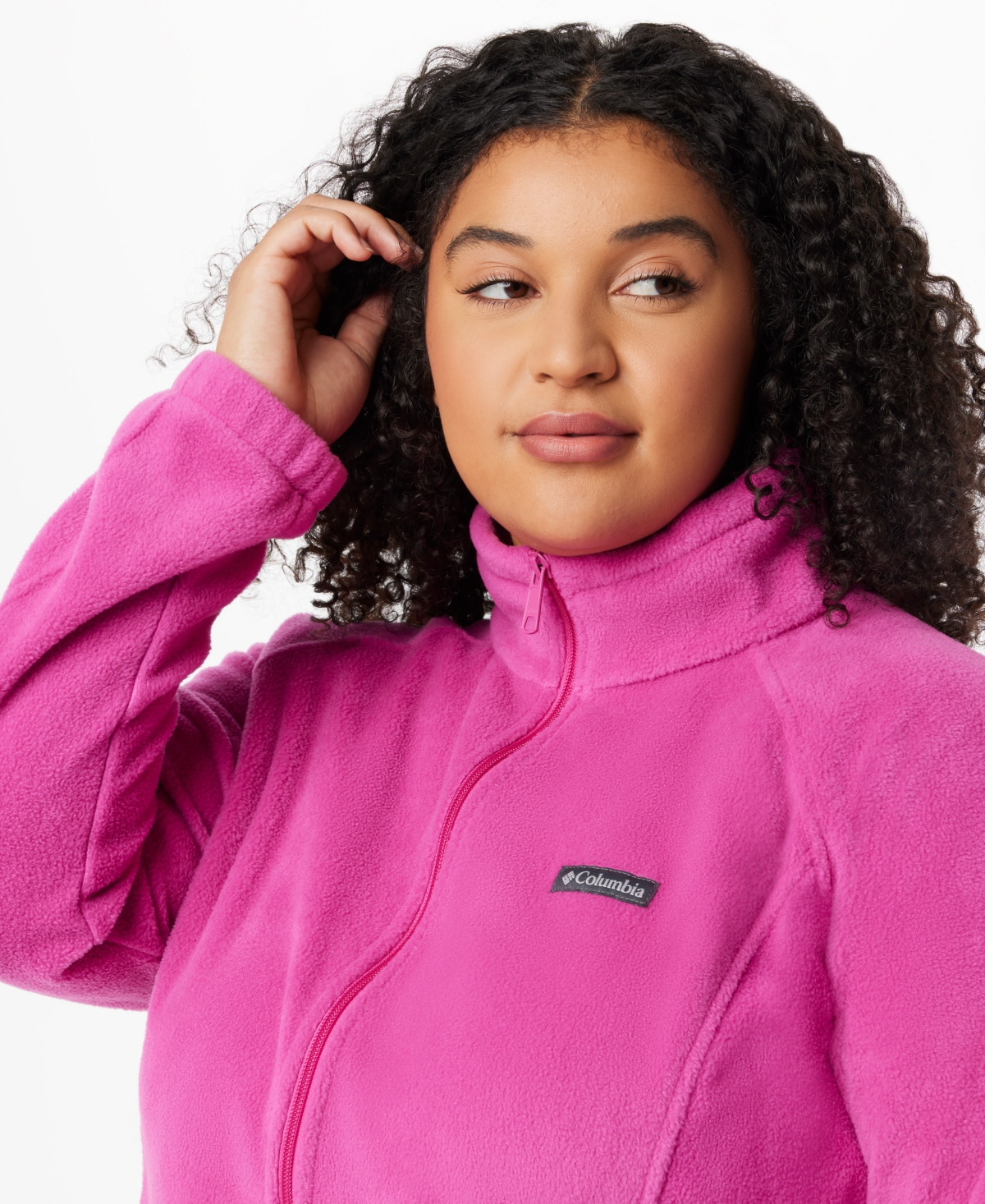 Columbia Women's Benton Springs Fleece Jacket, Xs-3x In Fuchsia