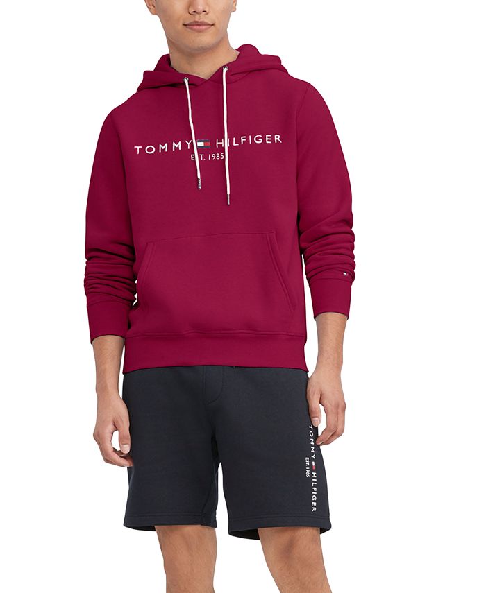 Tommy Hilfiger Men's Embroidered Logo Hoodie - Macy's