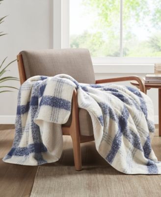 Bloomington Faux Mohair to Sherpa Throw, 50" x 60"