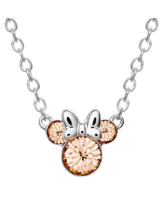Minnie Mouse Birthstone Necklace