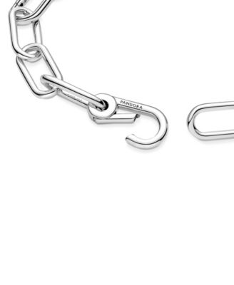 ME Sterling Silver Link Chain Bracelet