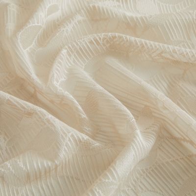 Joyce Floral Decorative Semi Sheer Light Filtering Grommet Window Treatment Curtain Drapery Panels for Bedroom & Living Room - Set of 2 Panels