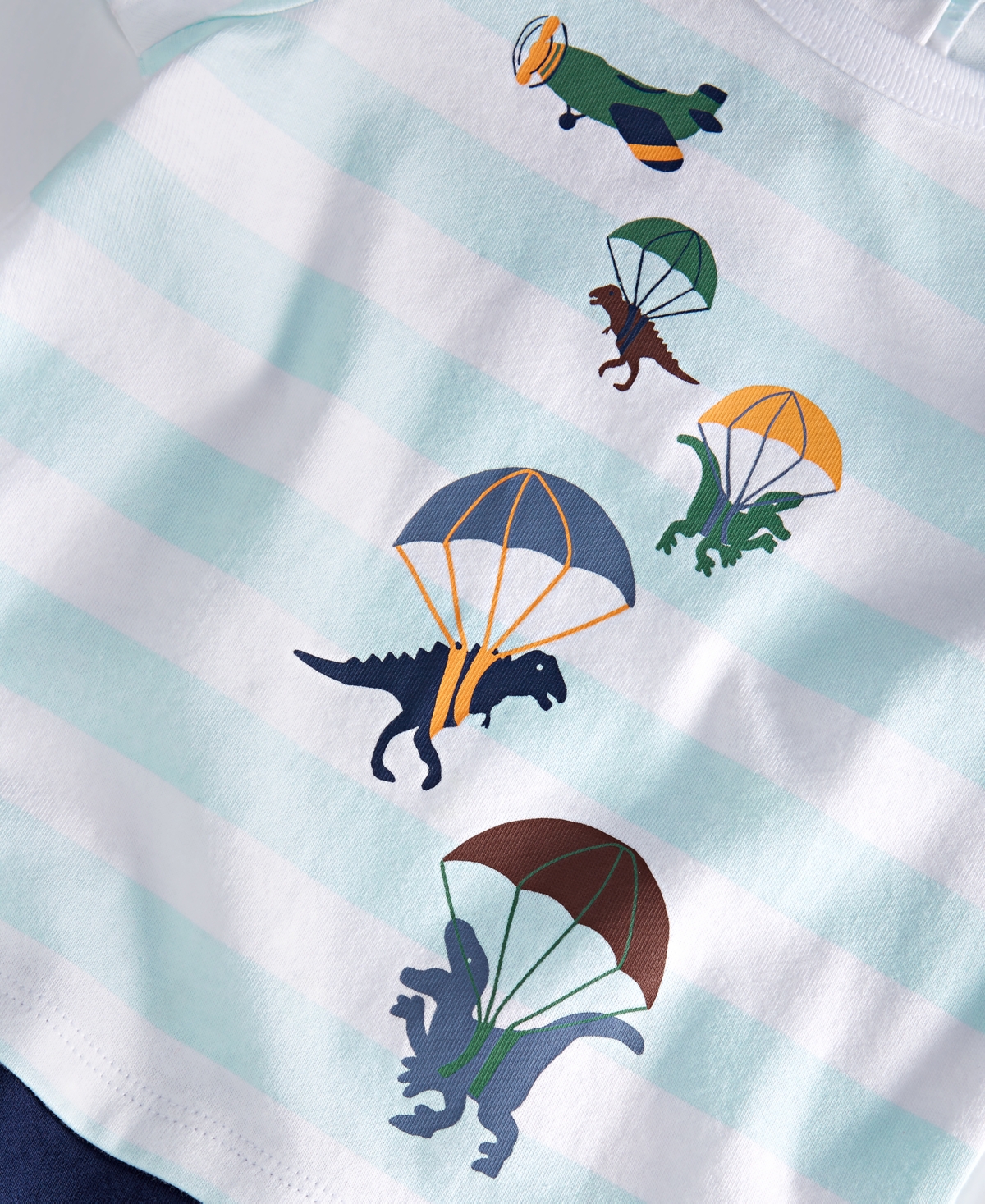 Shop First Impressions Baby Boys Flying Dinosaur Sunsuit, Created For Macy's In Navy Sea