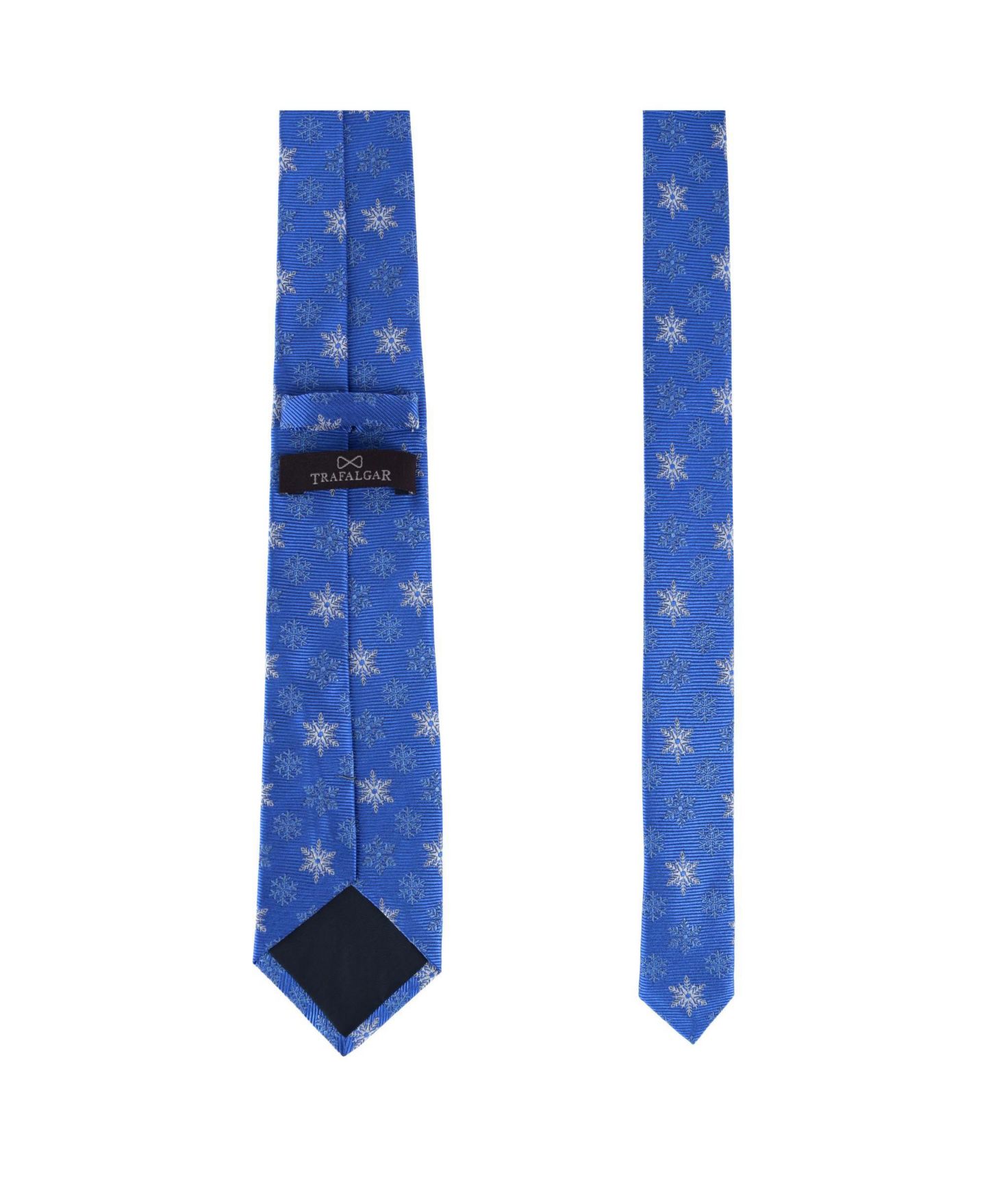Мужской галстук TRAFALGAR Let It Snow Novelty Snowflake Necktie — фото 5
