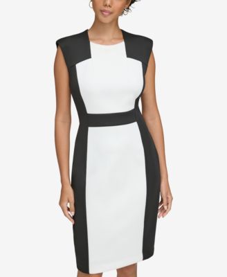 Calvin Klein Petite Colorblocked Sheath Dress
