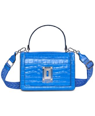 KARL LAGERFELD PARIS - Simone Studded Faux Leather Crossbody