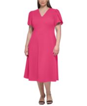 Pink Calvin Klein Plus Size Dresses Shop Calvin Klein Plus Size