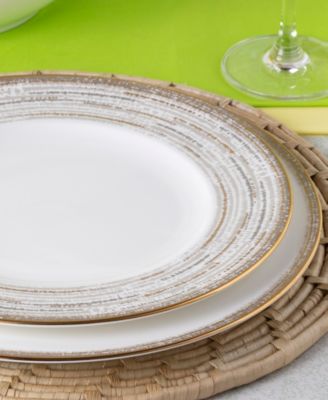 Haku Set of 4 Accent Plates, 9.75"