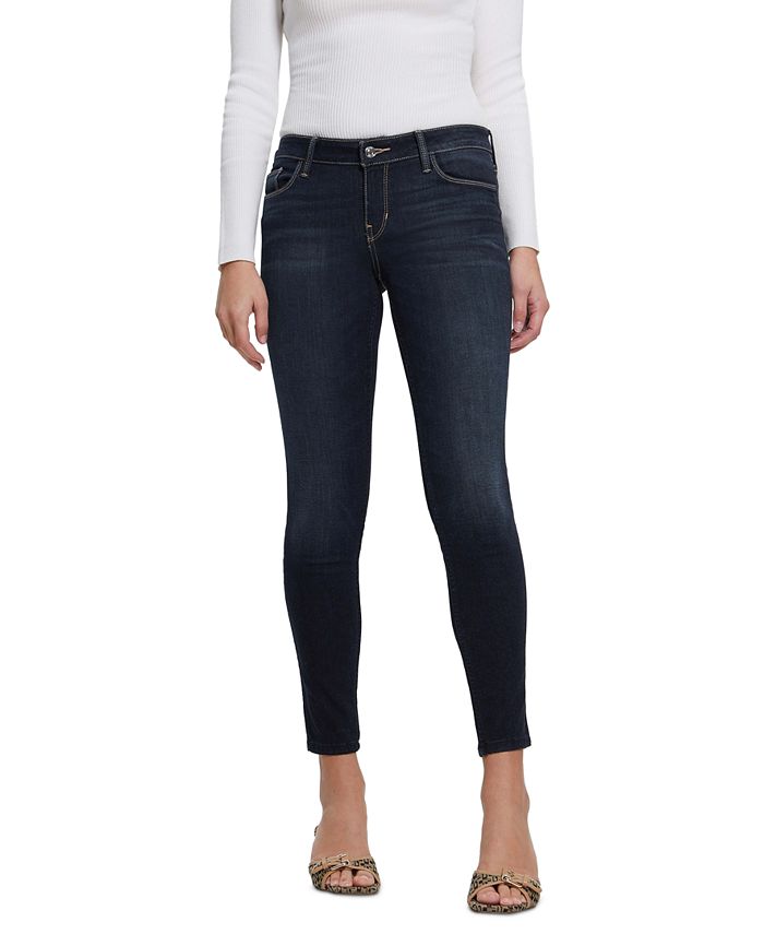 GUESS Women's Low-Rise Power Skinny Jeans - Macy's
