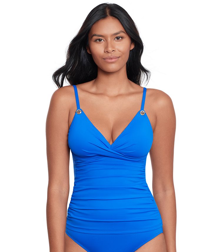 Women s Toggle Trim Tankini Top