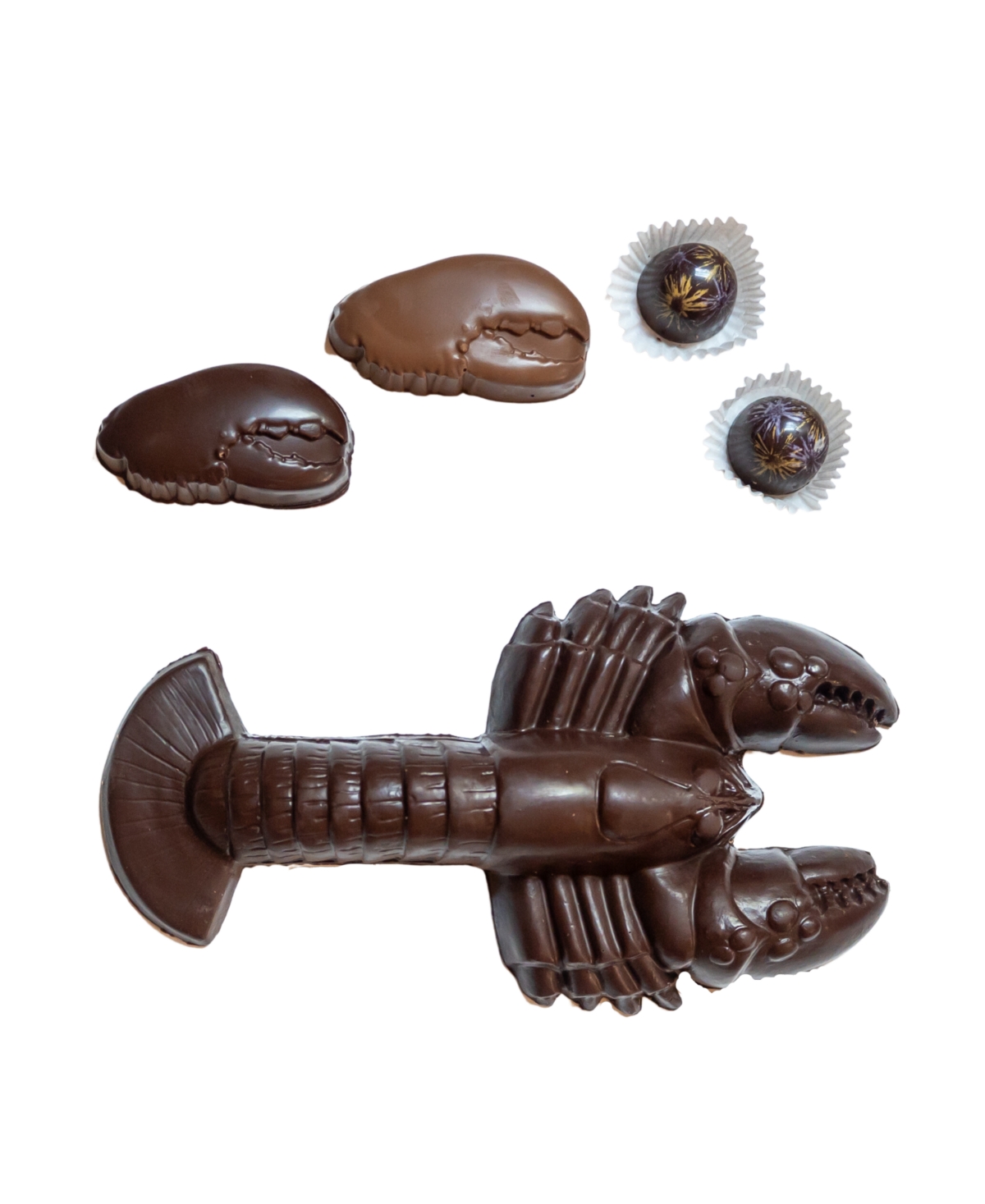 Bixby Chocolate Lobster Dinner Dark Chocolate, 5 Piece Set In No Color
