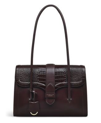 Radley London Leather Large Flapover Shoulder Bag - Macy's