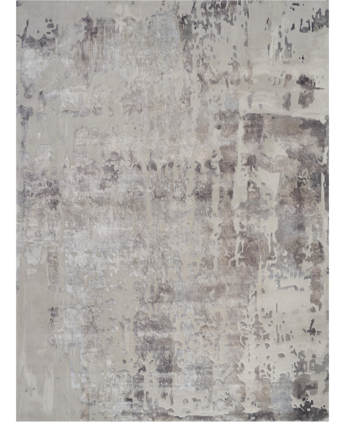 Nourison Home Prismatic PRS12 8'6in x 11'6in Area Rug - Silver