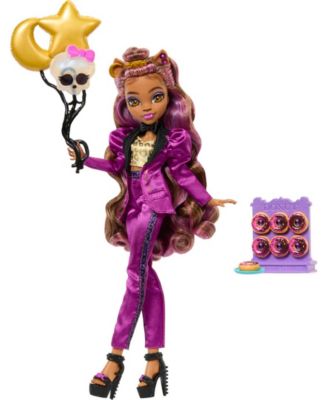 Monster High 13 Wishes Party Clawdeen Doll : : Toys