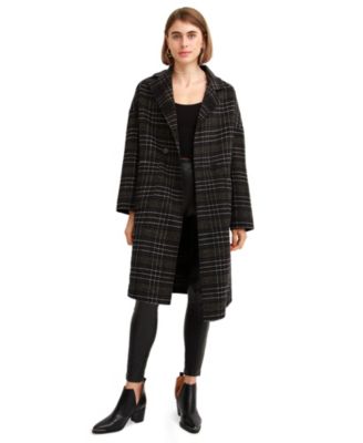 Women's Publisher Double Breasted Wool Blend Coat