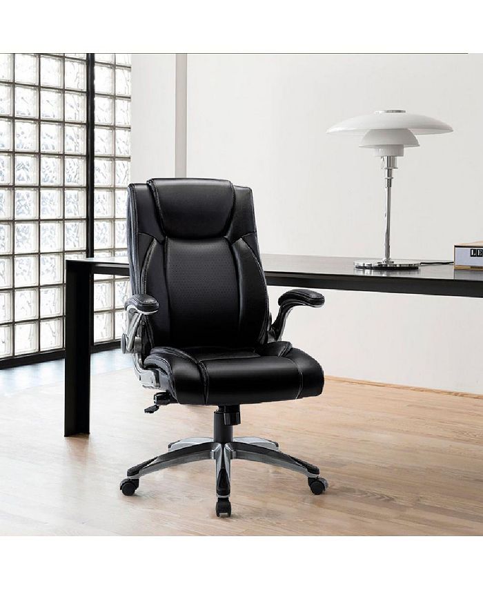 COLAMY Faux Leather Office Chair with Ergonomic Adjustment Macy's